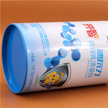 蛋白粉牛奶粉圓形鐵罐禮品包裝_鐵盒食品馬口鐵盒廠(chǎng)家制