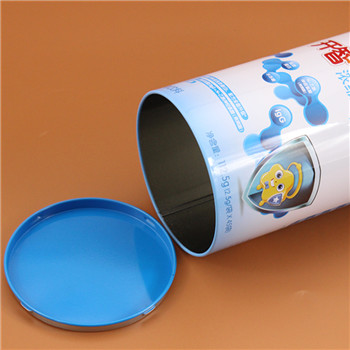 蛋白粉牛奶粉圓形鐵罐禮品包裝_鐵盒食品馬口鐵盒廠(chǎng)家制